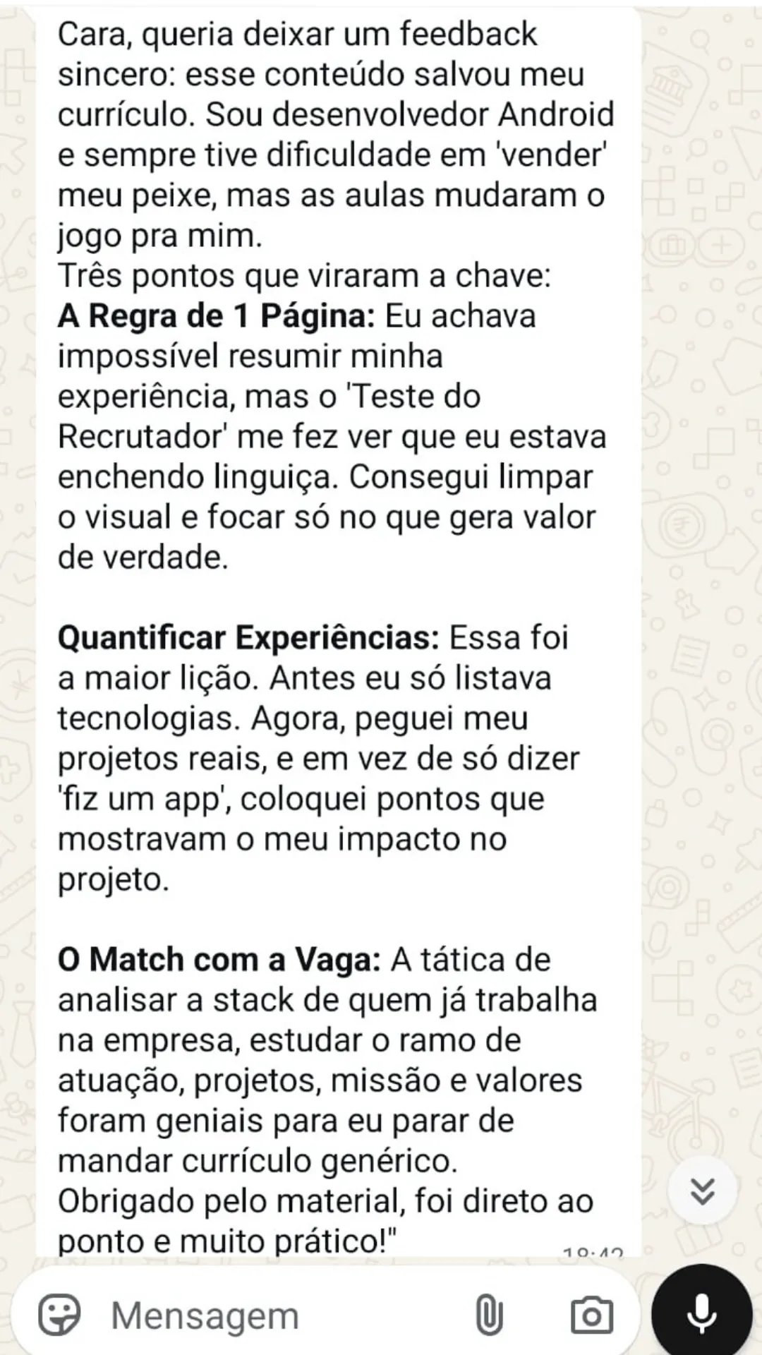 Relato de sucesso 3